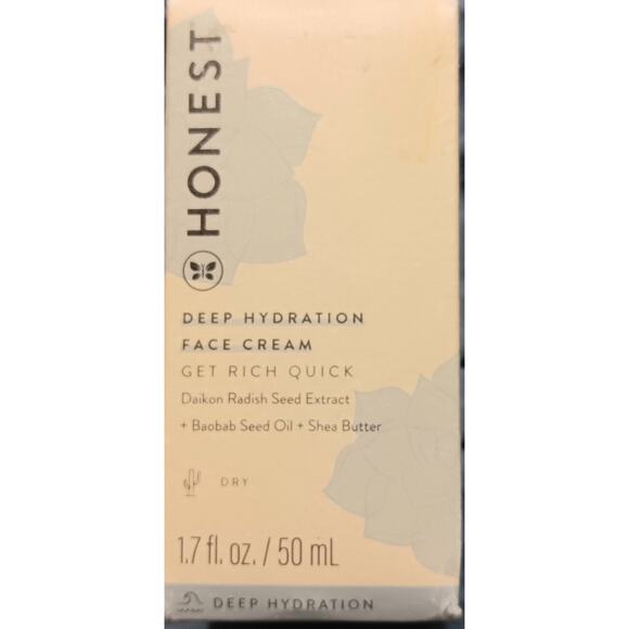 Honest Other - Honest Beauty Deep Hydration Face Cream Dry Skin 1.7 oz. NEW Shea Butter